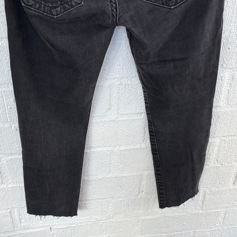 True Religion Billy Black Mid Rise Y2K 90s Horseshoe Denim Jeans sz 32 - Picture 6 of 11